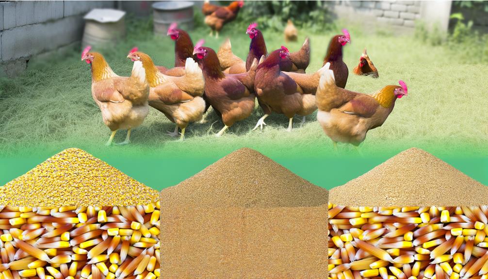 optimal grains for chickens