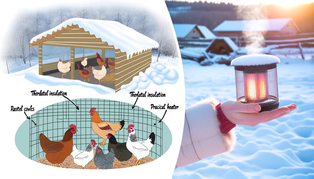 winter chicken feeding advice