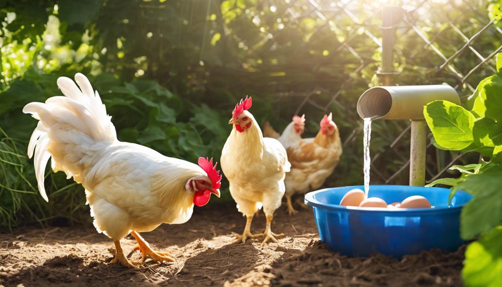 egg production and hydration