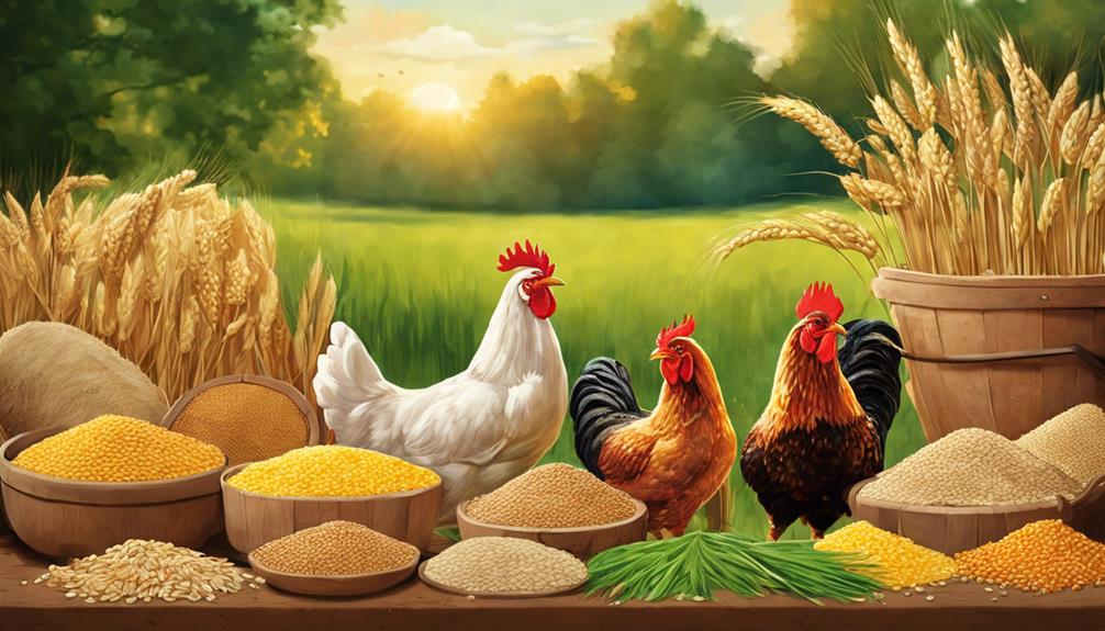 poultry feed grain options
